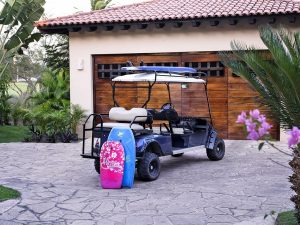 surfboard golf cart