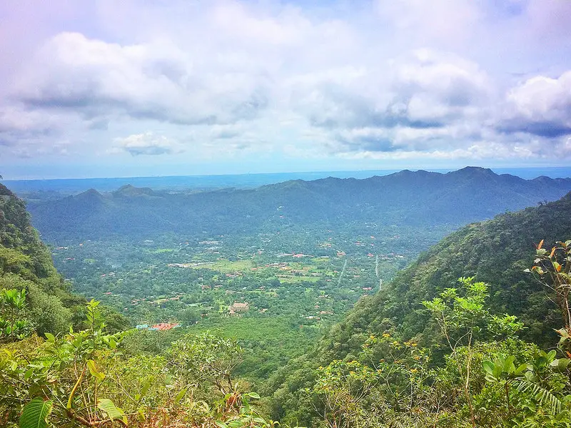 Incredible forest and mountain views from Cerro Gaital hike in El Valle de Anton, Panama.