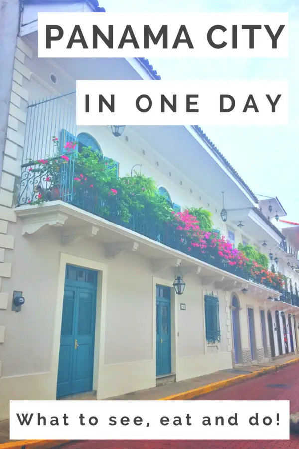 Colonial building in Casco Viejo. Panama City in one day.