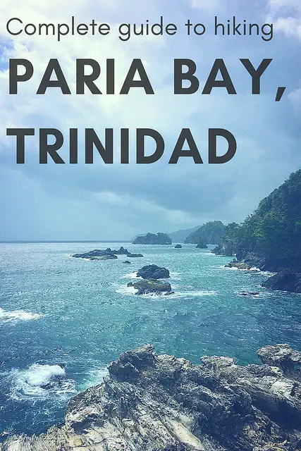 the view from Turtle Rock on the Paria Bay hike in Trinidad