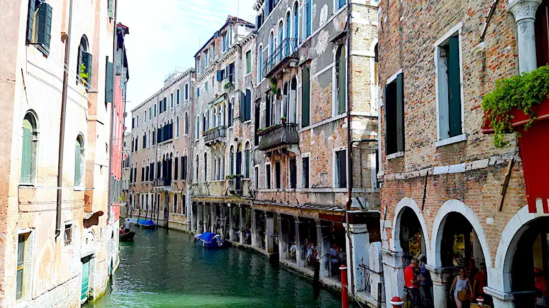 Exploring Venice canals during 3 days in Venice, Italy.