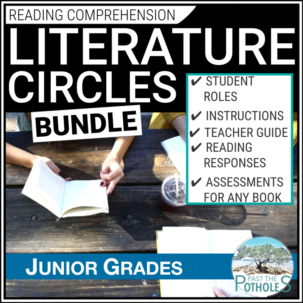Cover image for Literature Circles upper elementary bundle